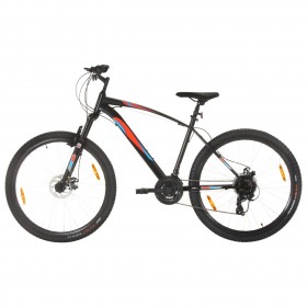 Bicicleta montaña 21 velocidades 29 pulgadas rueda 48 cm negro