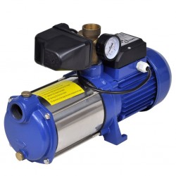 Bomba de agua inyectores con calibre 1300 W 5100 L/h azul